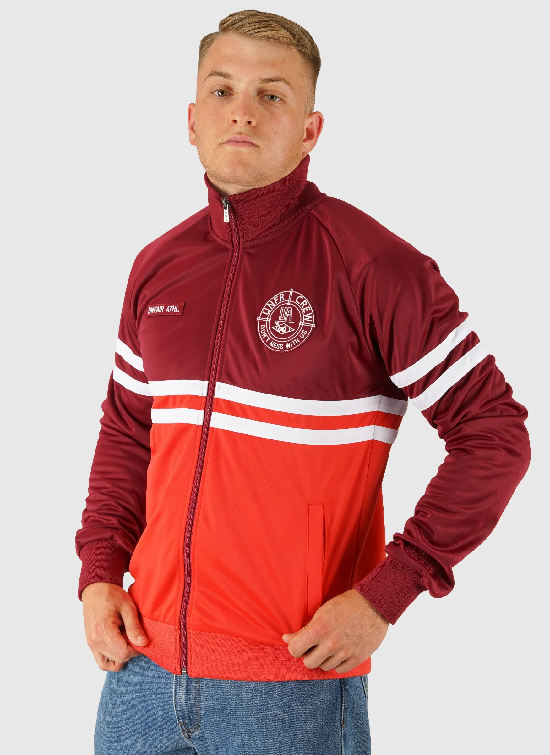 DMWU Tracktop - Burgundy/Red