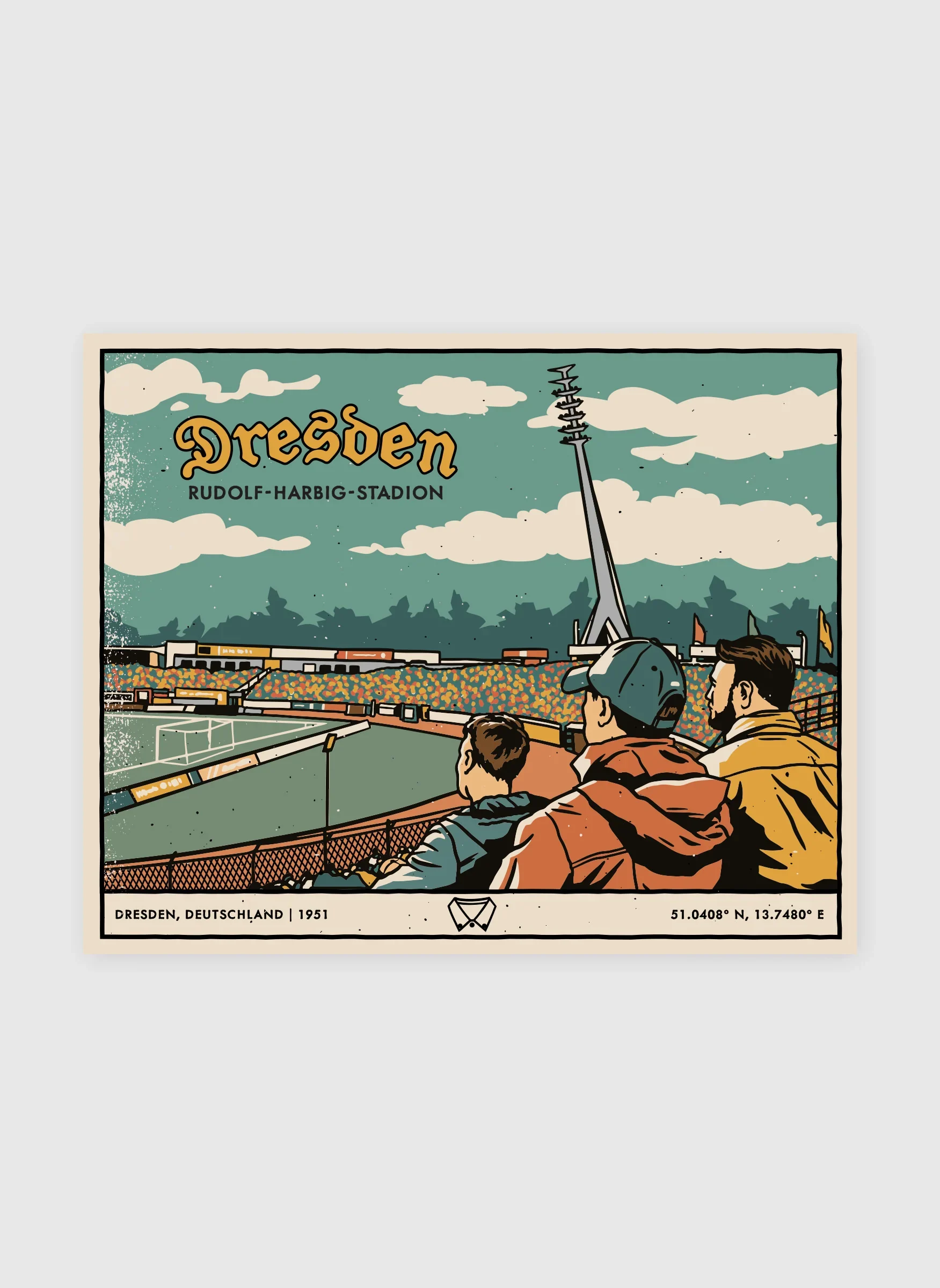 Poster - Dresden Rudolf-Harbig-Stadion