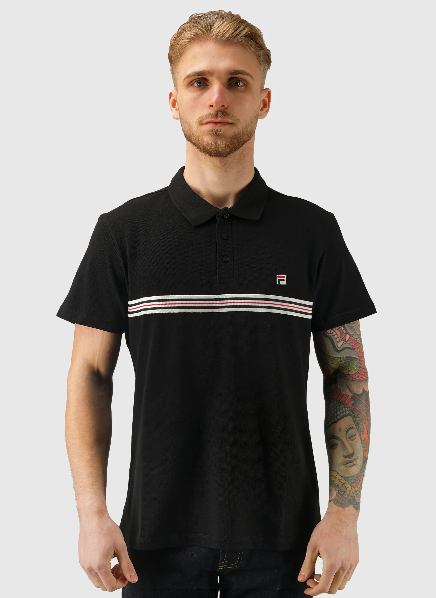 Diecimo Regular Poloshirt - Black