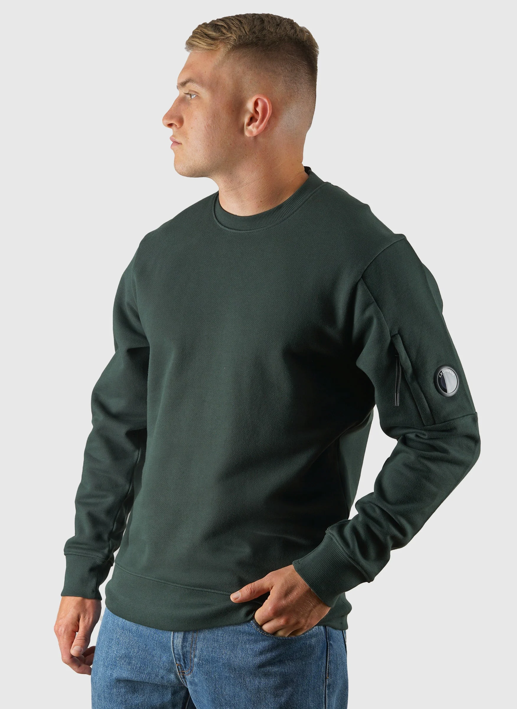 Lens Crew Neck Sweatshirt - Ponderosa Pine