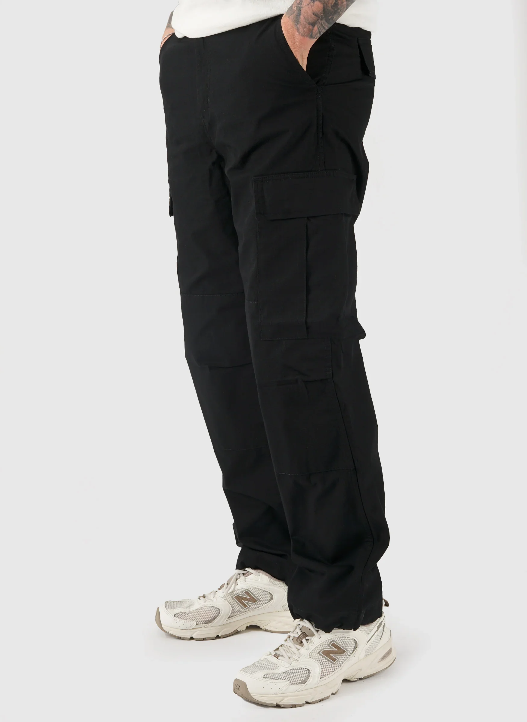 Regular Cargo Pant - Black Rinsed