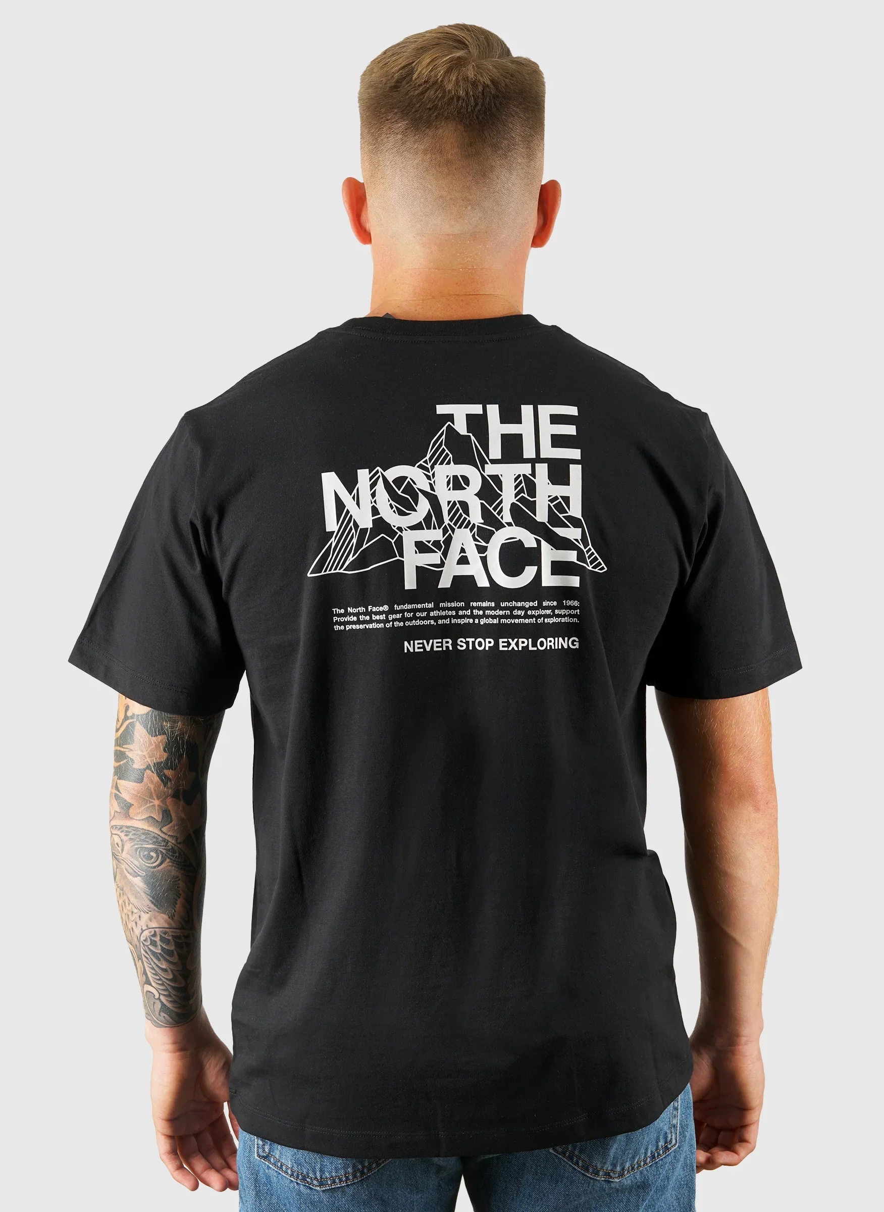 Mountain Sketch T-Shirt - Black
