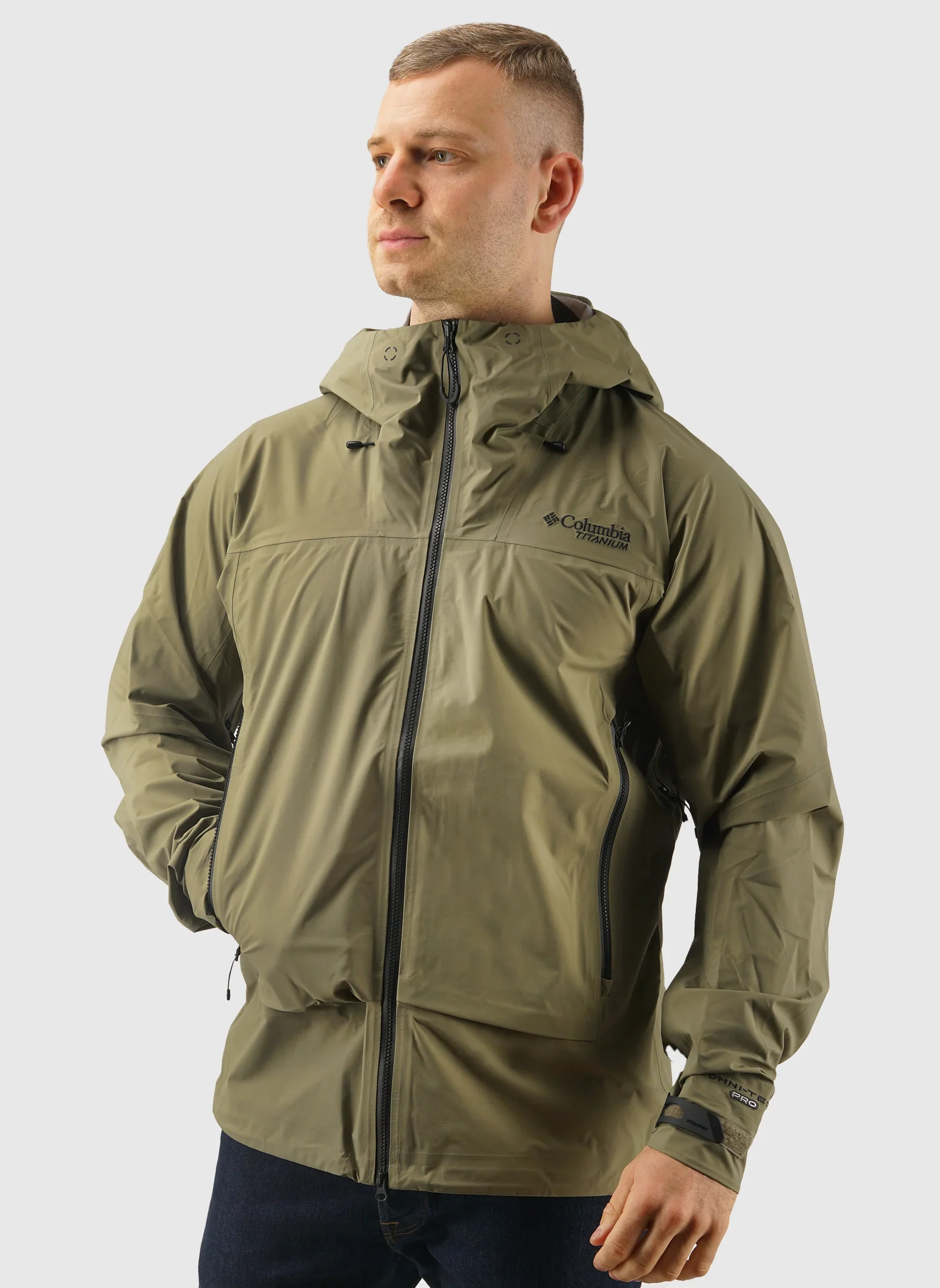 Saudan Pro 3L Shell Jacket - Stone Green