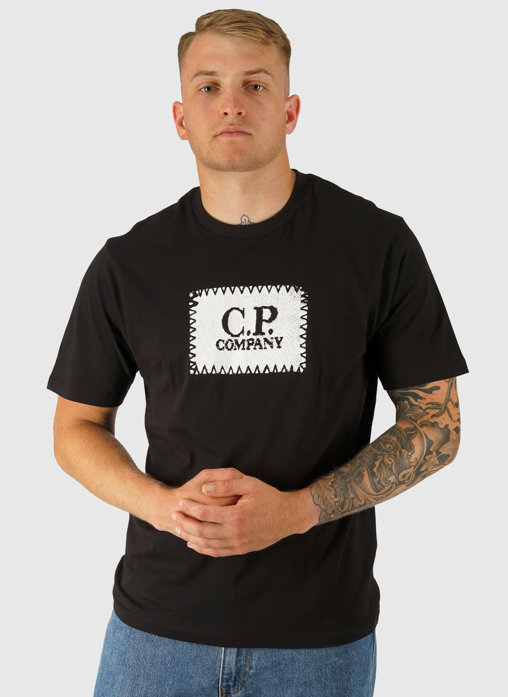 Jersey Label T-Shirt - Black