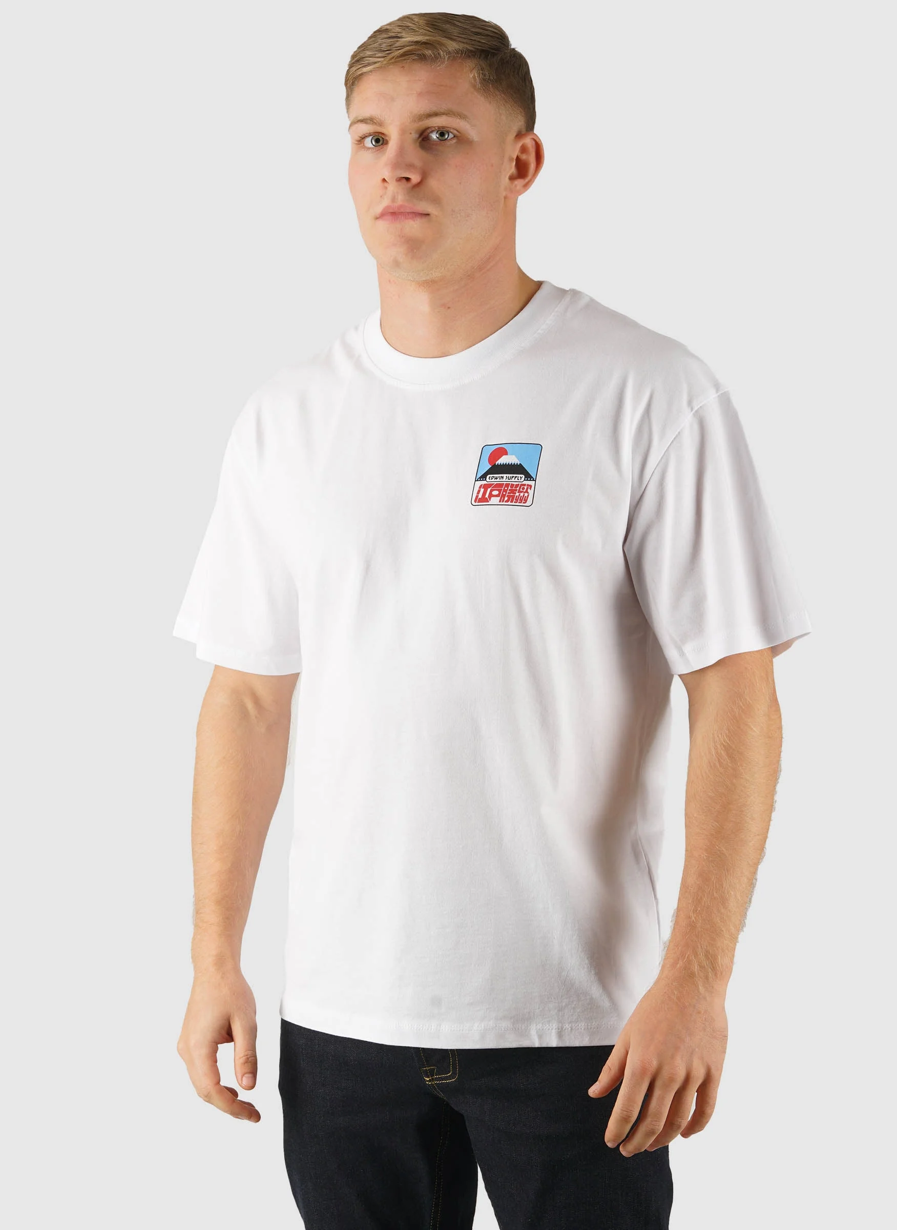 Sunset On Fuji San T-Shirt - White