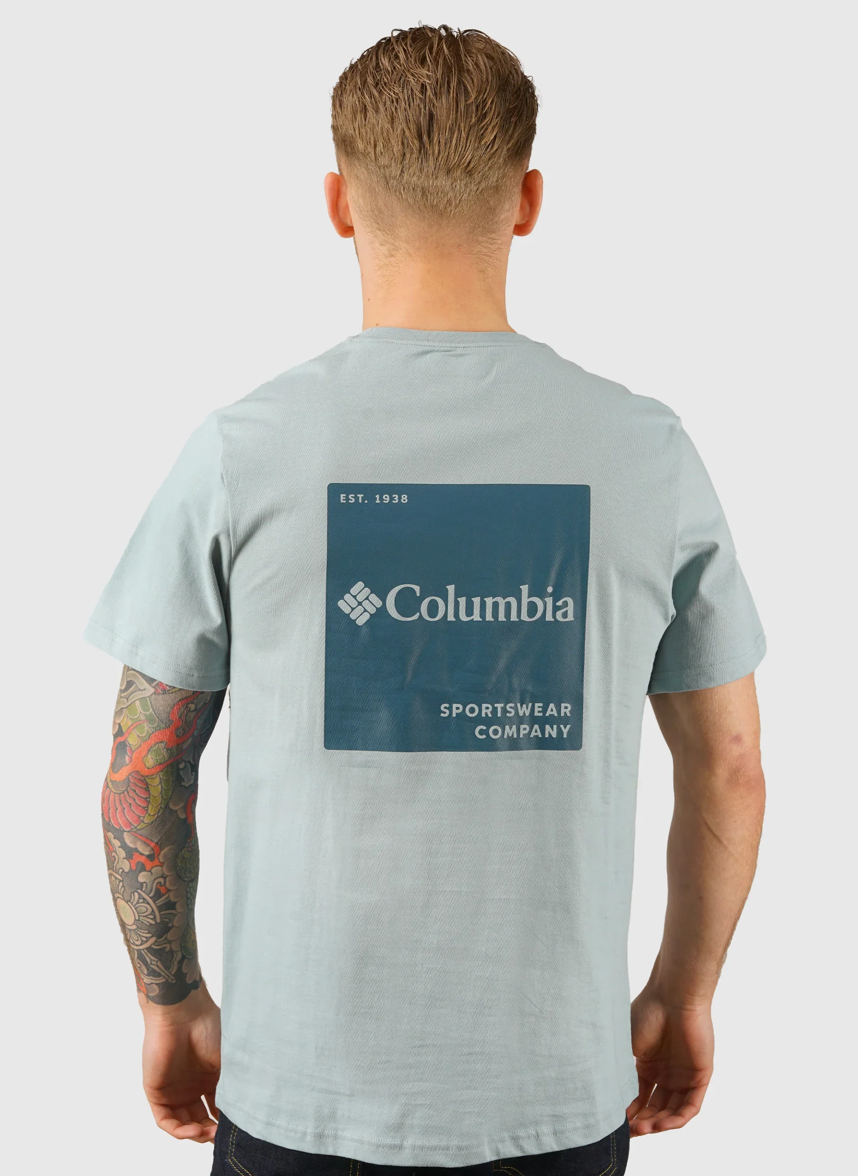 CSC Logo Back T-Shirt - Crushed Blue