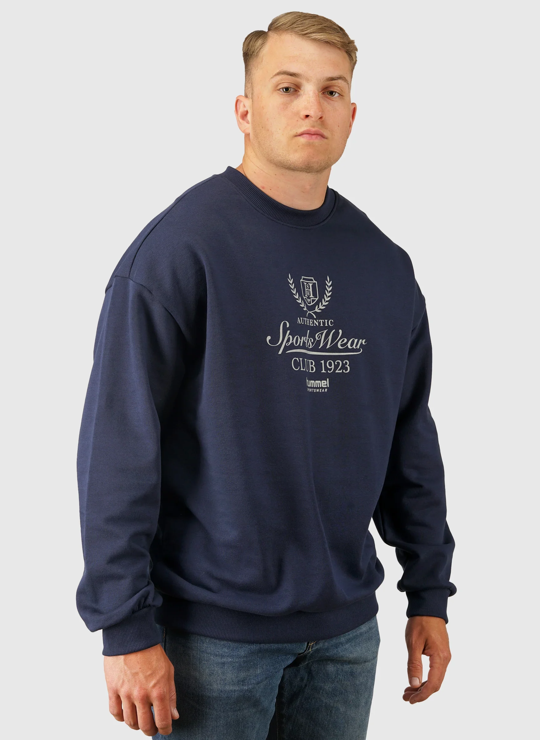 Loose Club Sportswear Sweatshirt - Navy