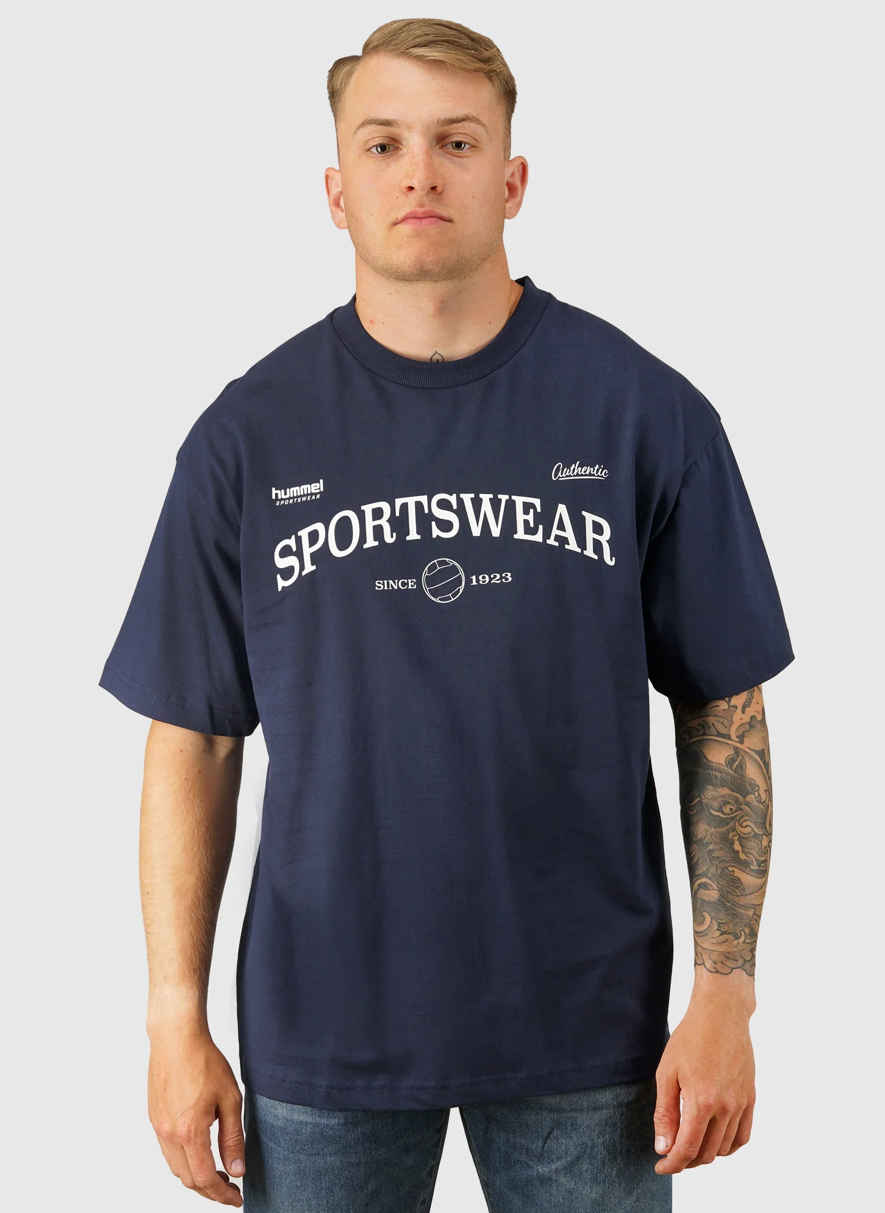 Loose Club Sportswear T-Shirt - Navy