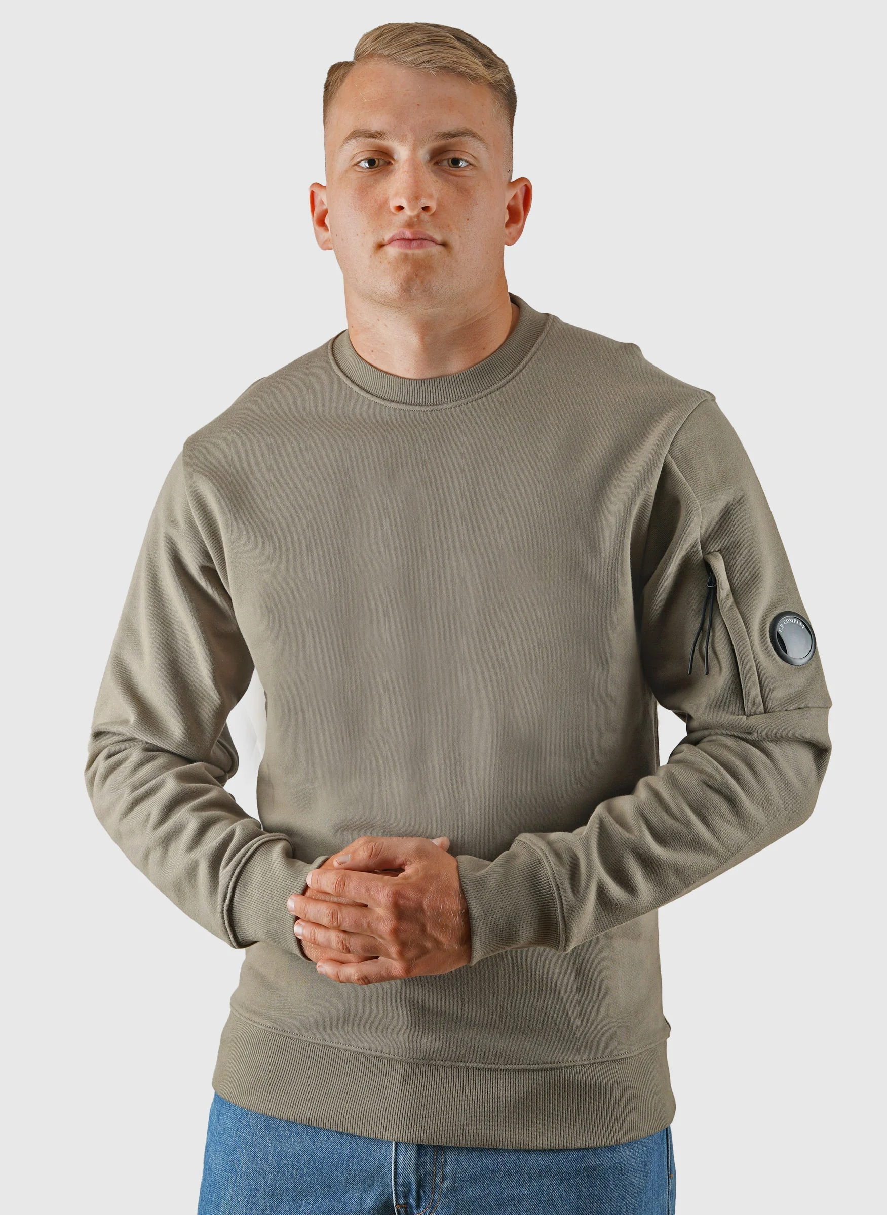 Lens Crew Neck Sweatshirt - Fallen Rock