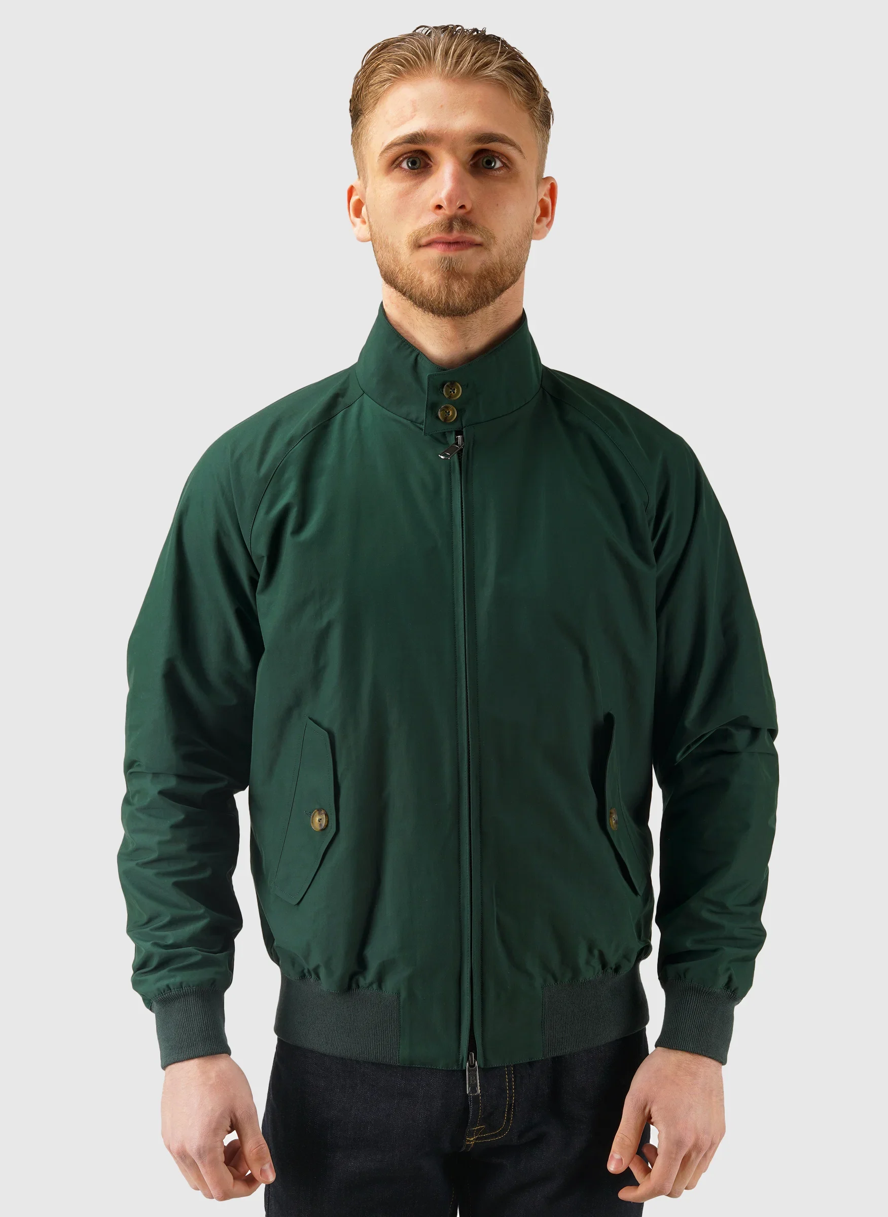 G9 Classic Harrington Jacket - Racing Green