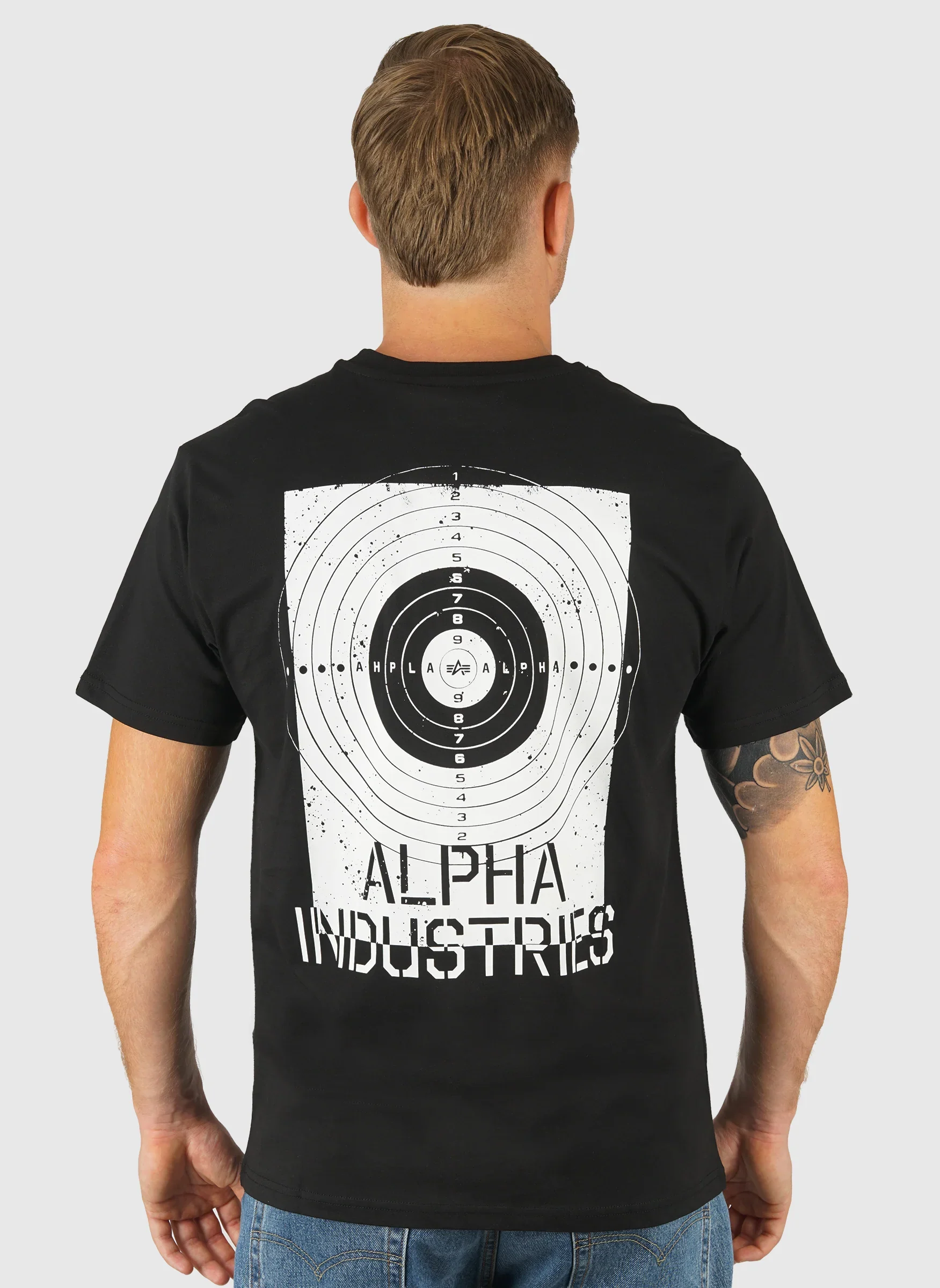 Target Backprint T-Shirt - Black