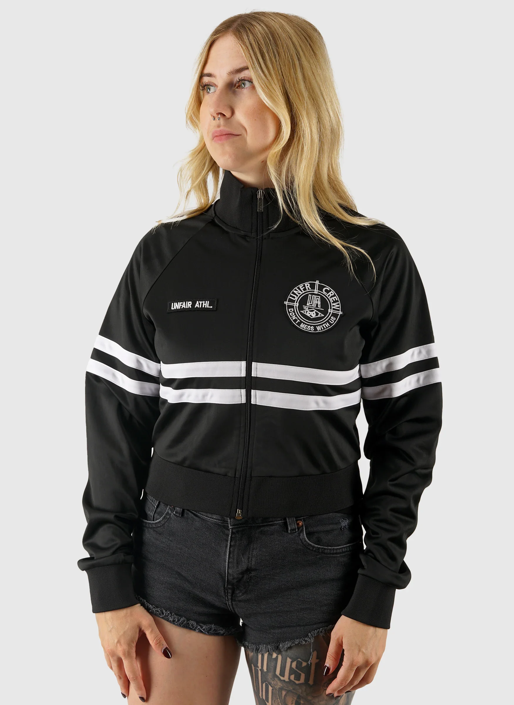 DMWU Womens Tracktop - Black