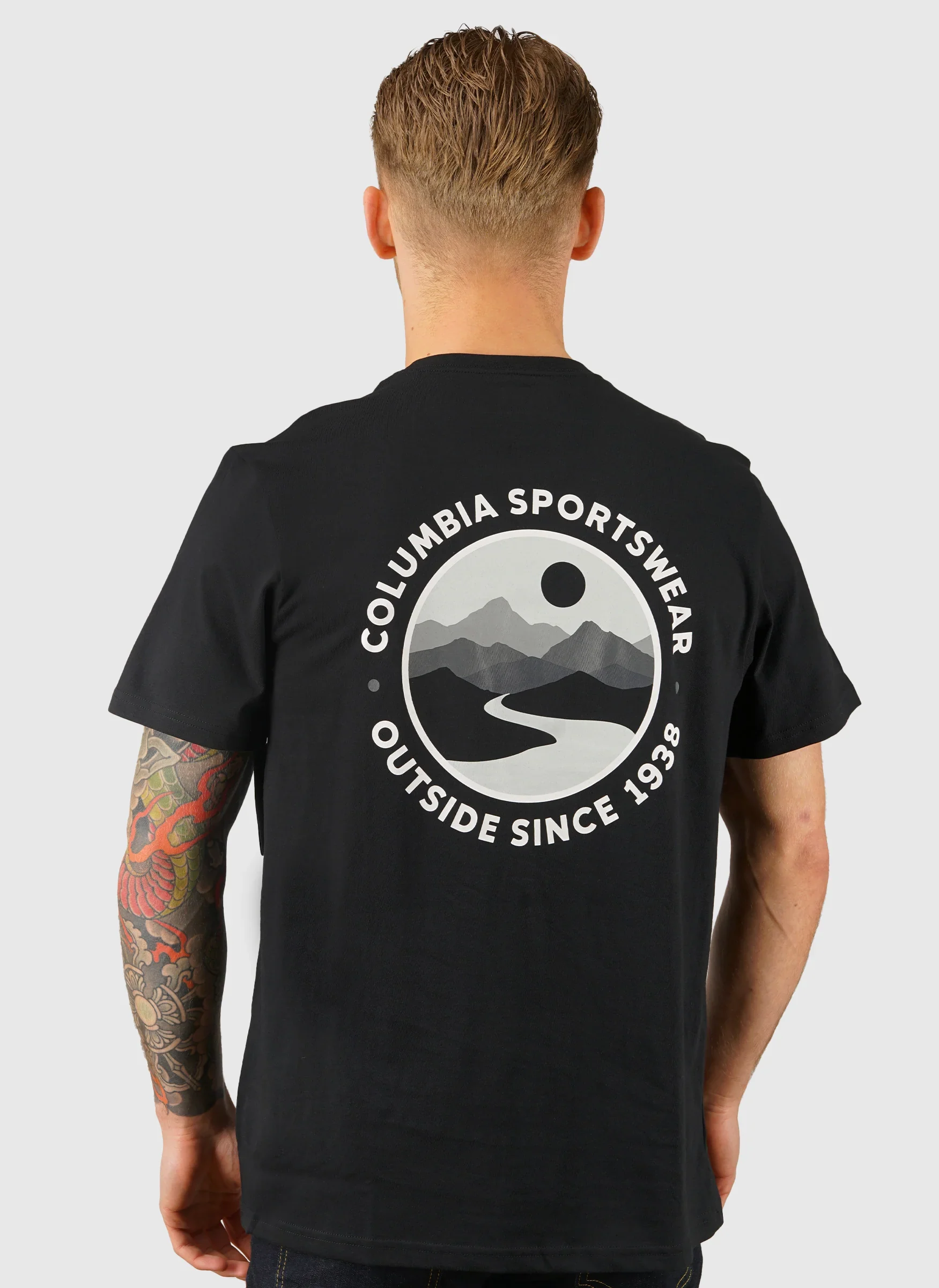 CSC Outdoor Back Graphic T-Shirt - Black Scoped