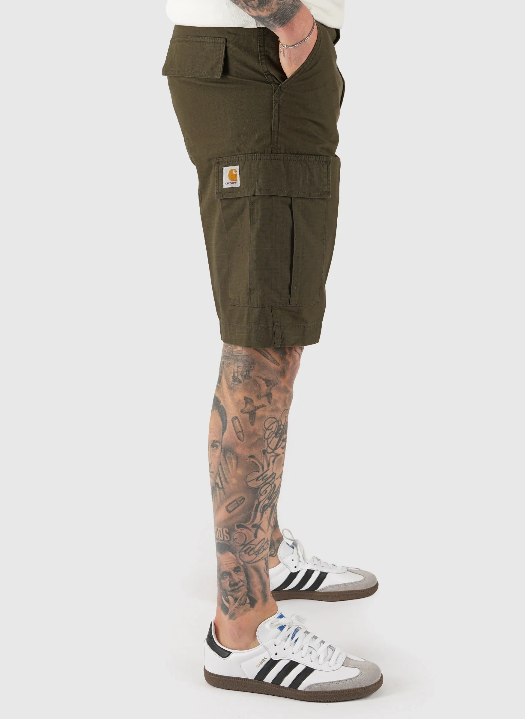 Regular Cargo Short - Cypress Rinsed