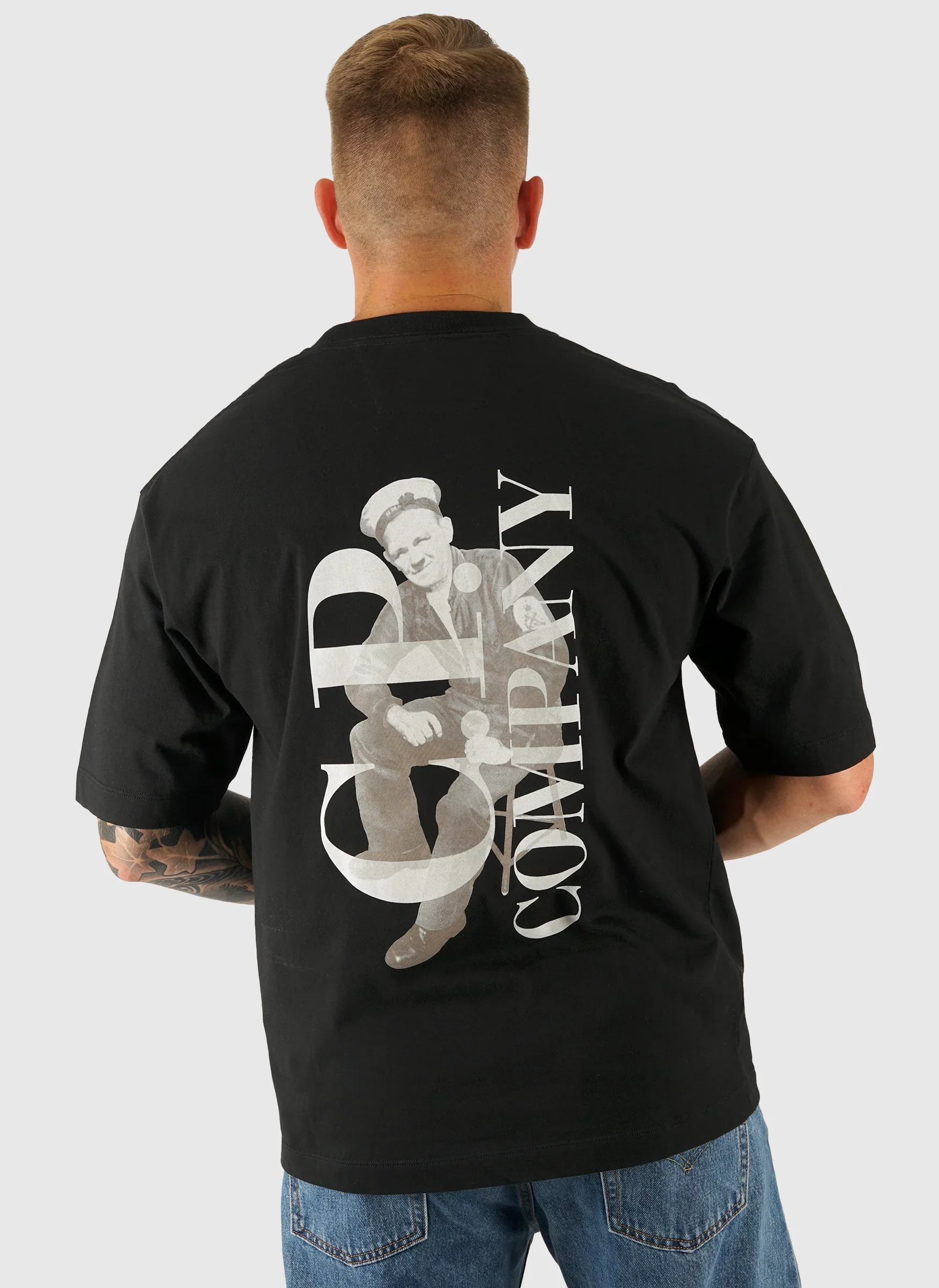 British Sailor Jersey T-Shirt - Black